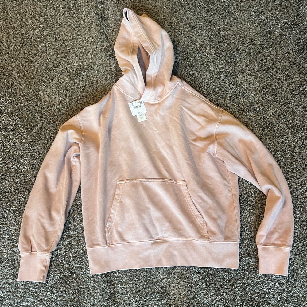 American Eagle Outfitters Pink Hooded Sweater with Soft Fabric